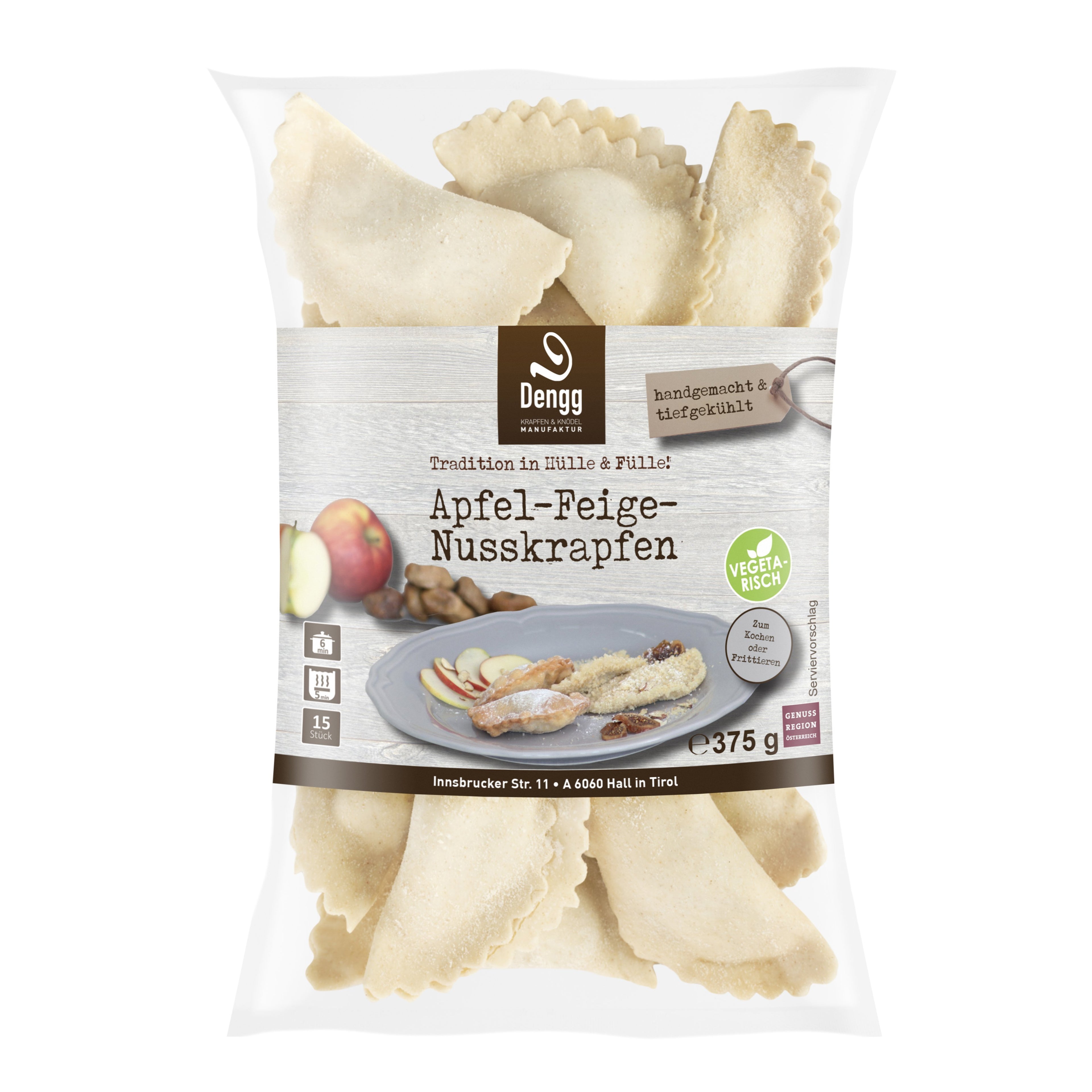 Apfel-Feige Nusskrapfen