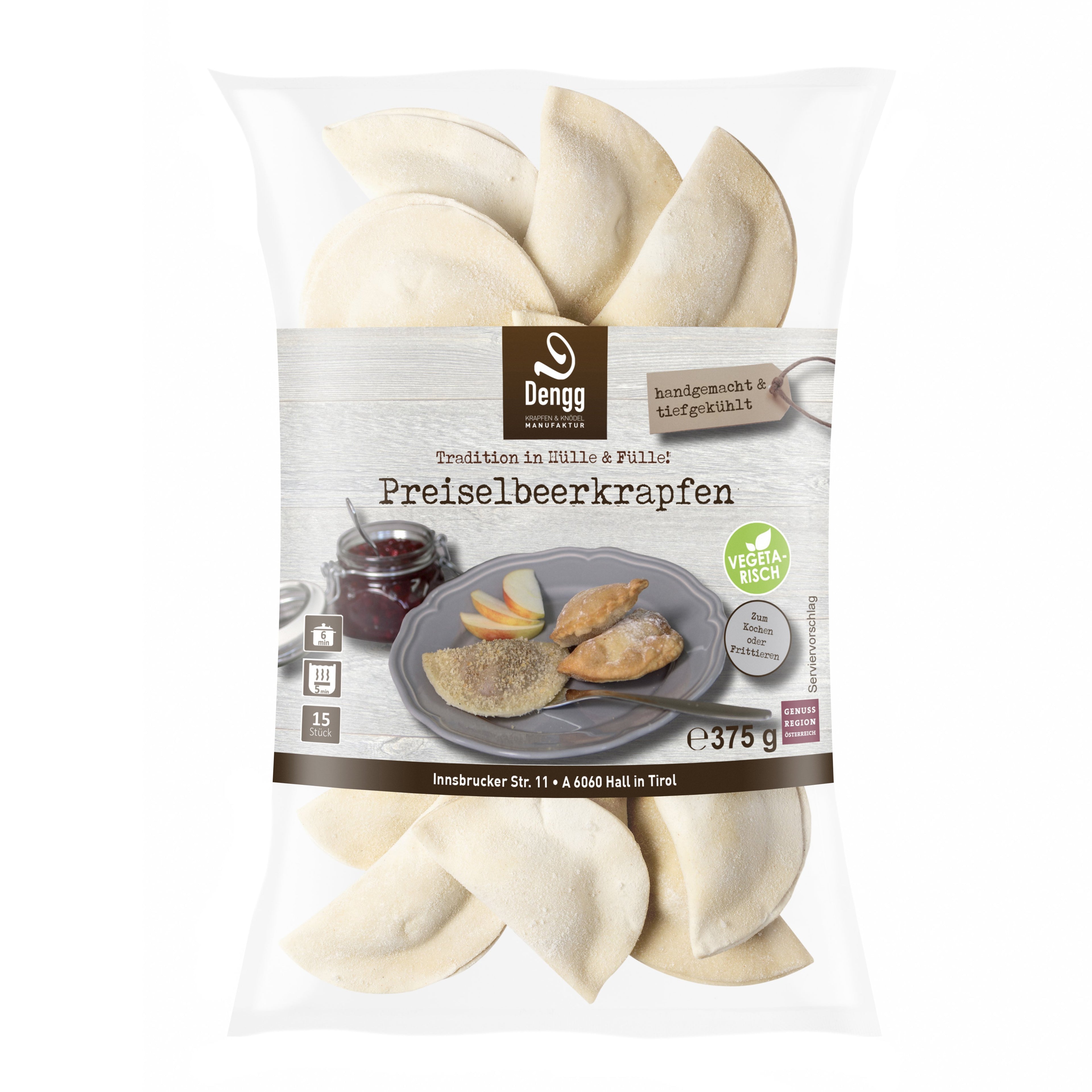 Preiselbeerkrapfen