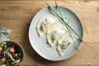 Schlutzkrapfen  mit Spinatfülle VEGAN